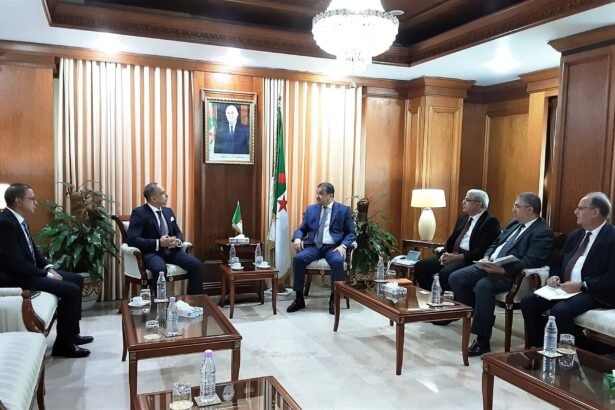 عرقاب يتباحث مع نائب رئيس شركة هاليبرتون العالمية