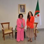 منصوري تستقبل الرئيسة التنفيذية للوكالة الإفريقية للتنمية