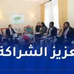 وزير الطاقة يتحادث مع نائبة رئيسة جمهورية ناميبيا