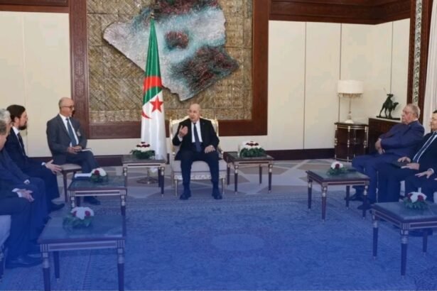 رئيس الجمهورية يستقبل رئيس منظمة أرباب الأعمال الروسية